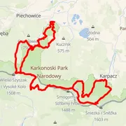 Mapa del recorrido