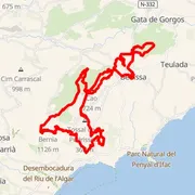 Mapa del recorrido