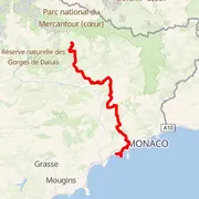 Mapa del recorrido