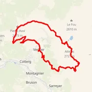 Mapa del recorrido